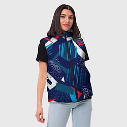 Женский жилет Геометрия, цвет: 3D-черный — фото 2