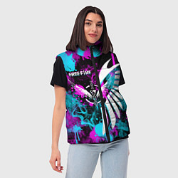 Женский жилет FREE FIRE NEON, цвет: 3D-красный — фото 2