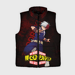 Женский жилет Шото Тодороки, цвет: 3D-черный