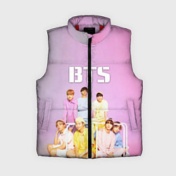 Женский жилет BTS, цвет: 3D-красный