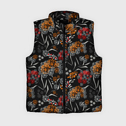 Женский жилет Цветочный модный узор
