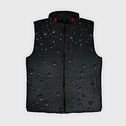 Женский жилет Ночной дождь, цвет: 3D-красный