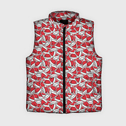 Женский жилет Шапки, цвет: 3D-красный