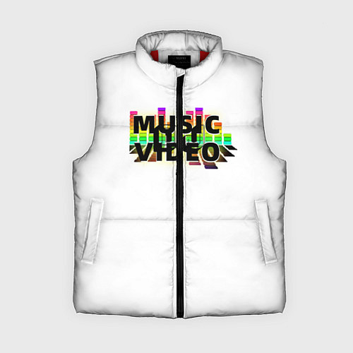 Женский жилет Merch - DJ MUSICVIDEO / 3D-Красный – фото 1