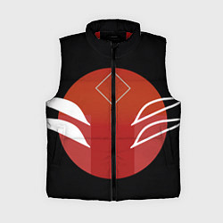 Женский жилет Японская лисица, цвет: 3D-красный