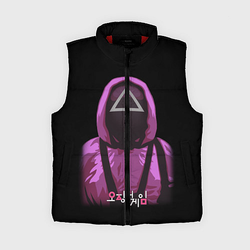 Женский жилет Squid Game Triangle Guy / 3D-Красный – фото 1