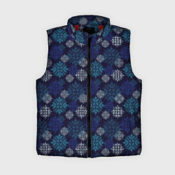 Женский жилет Свитер узоры