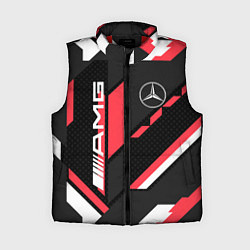 Женский жилет MERCEDES-BENZ AMG GEOMETRY STRIPES RED