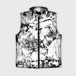 Женский жилет Эффект линогравюры, цвет: 3D-черный