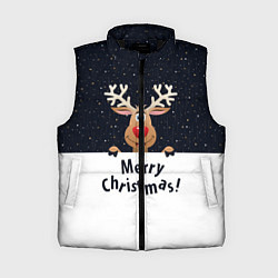 Женский жилет Новогодний Оленёнок Рудольф