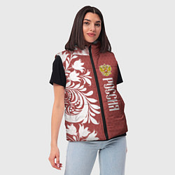 Женский жилет Сборная России, цвет: 3D-красный — фото 2