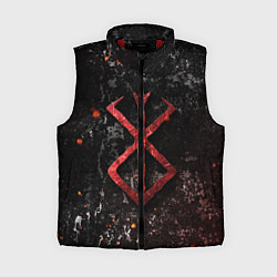 Женский жилет BERSERK LOGO GRUNGE RED