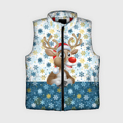 Женский жилет Весёлый Оленёнок
