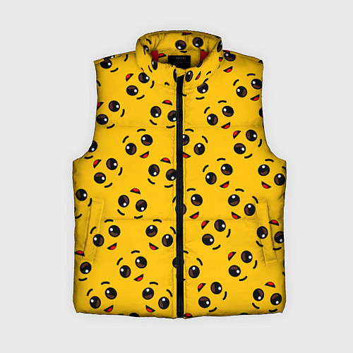 Женский жилет FORTNITE BANANA FACE PATTERN ФОРТНАЙТ ЛИЦО БАНАНА / 3D-Красный – фото 1