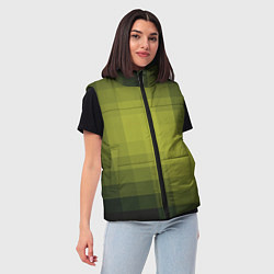 Женский жилет Милитари мозаика, цвет: 3D-красный — фото 2