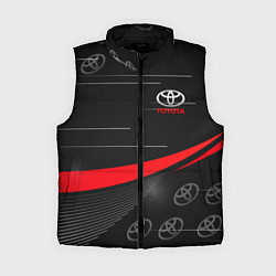 Женский жилет ТОЙОТА TOYOTA RED LINES, цвет: 3D-черный