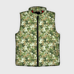 Женский жилет Лягушки камуфляж, цвет: 3D-красный