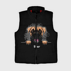 Женский жилет Боксёр Boxer, цвет: 3D-красный