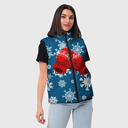 Женский жилет ЗИНИИ ПЕРЧАТКИ ОТ ХОЛОДА, цвет: 3D-светло-серый — фото 2