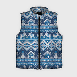 Женский жилет Christmas Pattern, цвет: 3D-светло-серый