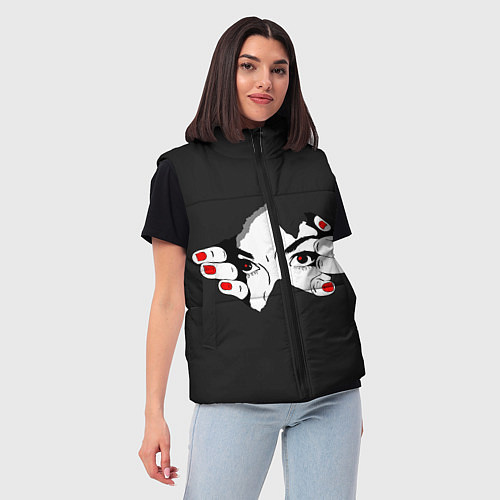 Женский жилет Выбираемся наружу / 3D-Светло-серый – фото 3