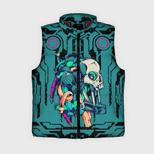 Женский жилет Cyberpunk 2077! / 3D-Красный – фото 1