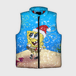 Женский жилет НОВОГОДНИЙ ГУБКА БОБ КВАДРАТНЫЕ ШТАНЫ