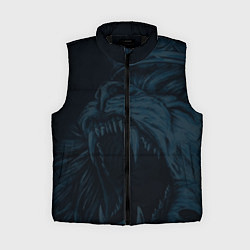 Женский жилет Zenit lion dark theme, цвет: 3D-черный