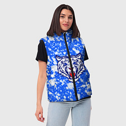 Женский жилет БЕЛЫЙ ТИГР 2022, цвет: 3D-красный — фото 2