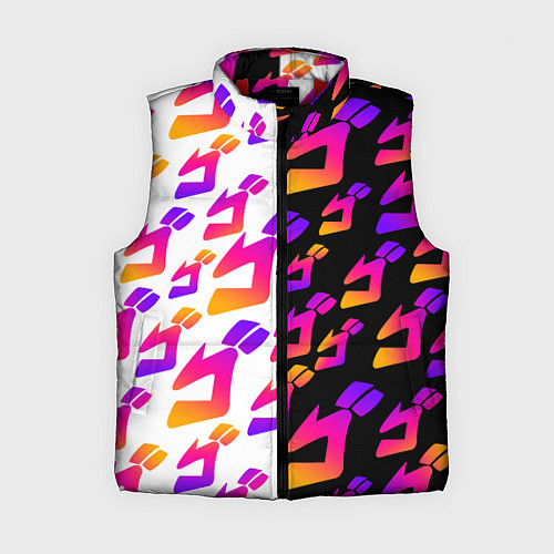 Женский жилет JOJO BIZARRE ADVENTURE ДЖО ДЖО УЗОР / 3D-Красный – фото 1