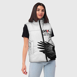 Женский жилет Бардак-Сделай, как хотел White Theme, цвет: 3D-красный — фото 2