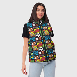 Женский жилет SPORT - СПОРТ, цвет: 3D-черный — фото 2