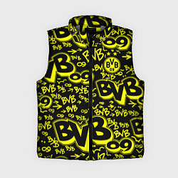 Женский жилет BVB 09 - BORUSSIA Боруссия Дортмунд, цвет: 3D-светло-серый