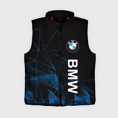 Женский жилет BMW, БМВ ГЕОМЕТРИЯ ПОЛОСЫ / 3D-Красный – фото 1