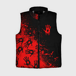 Женский жилет Death Stranding Отпечаток рук паттерн, цвет: 3D-светло-серый