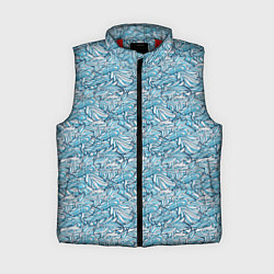 Женский жилет Силуэты Волков, цвет: 3D-красный