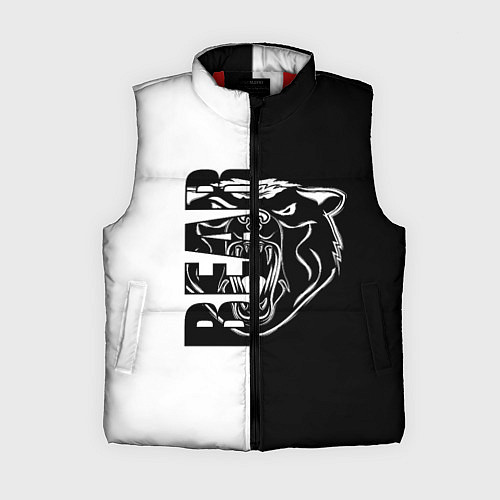 Женский жилет BEAR Медведь / 3D-Красный – фото 1