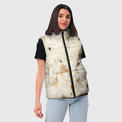 Женский жилет Лаваш - тексутра, цвет: 3D-светло-серый — фото 2
