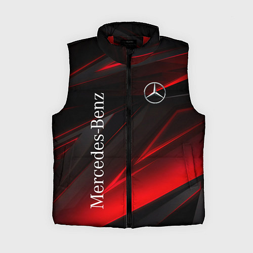 Женский жилет Mercedes-Benz Геометрия / 3D-Красный – фото 1
