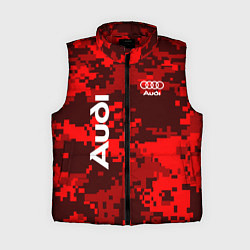 Женский жилет Audi Pixel, цвет: 3D-красный
