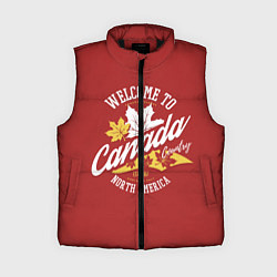 Женский жилет Канада Canada, цвет: 3D-черный