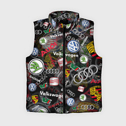 Женский жилет Volkswagen Group AUDI VW SEAT PORSCHE SKODA, цвет: 3D-светло-серый