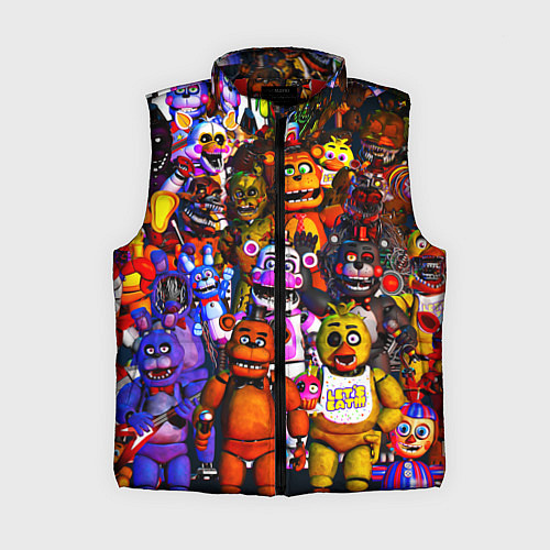 Женский жилет Fnaf UCN / 3D-Красный – фото 1