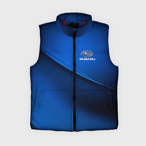 Женский жилет Subaru sport / 3D-Красный – фото 1