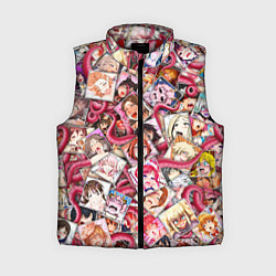 Женский жилет Ахегао с щупальцами в цвете, цвет: 3D-красный