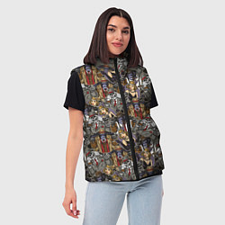 Женский жилет Гангстеры Мафиози, цвет: 3D-светло-серый — фото 2