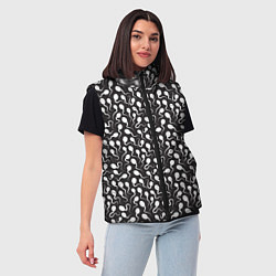 Женский жилет Головастики, цвет: 3D-черный — фото 2