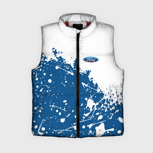 Женский жилет Ford форд / 3D-Красный – фото 1