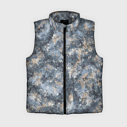 Женский жилет Камуфляж Паук Горы, цвет: 3D-светло-серый