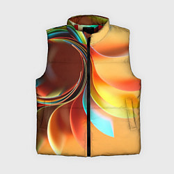 Женский жилет Солнце из бумаги, цвет: 3D-красный